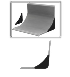 Tapón para perfil tipo ángulo 60 x 60.