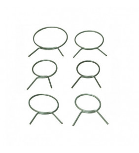 Muelle circlip galva para tubo diámetro 75 mm.