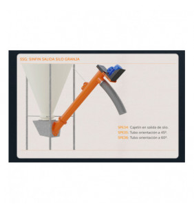Sinfín salida de silo SSG12704AU
